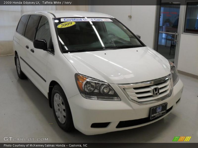 Taffeta White / Ivory 2009 Honda Odyssey LX