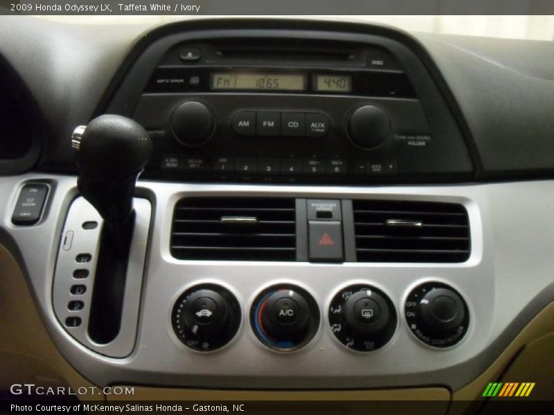 Taffeta White / Ivory 2009 Honda Odyssey LX