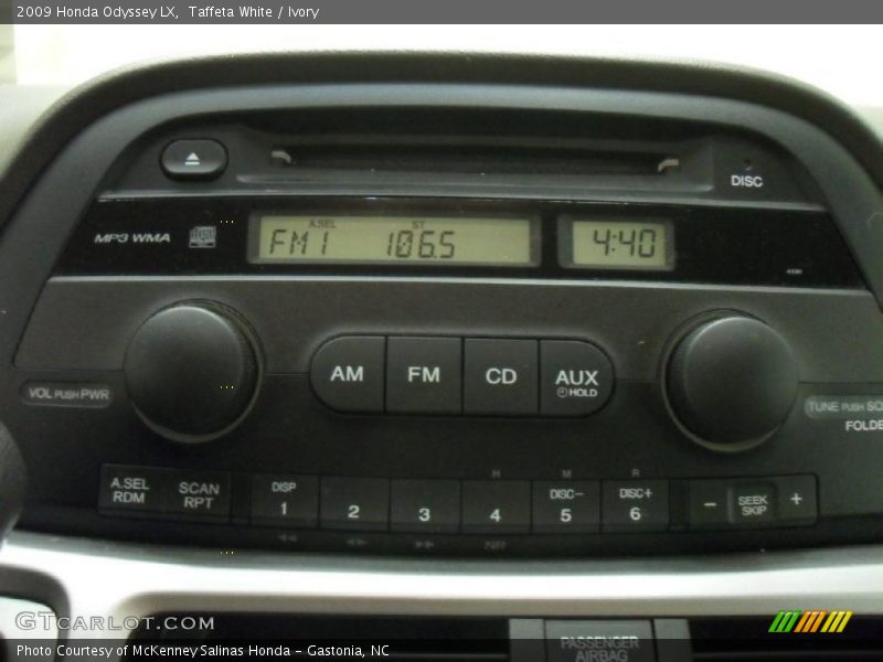Taffeta White / Ivory 2009 Honda Odyssey LX