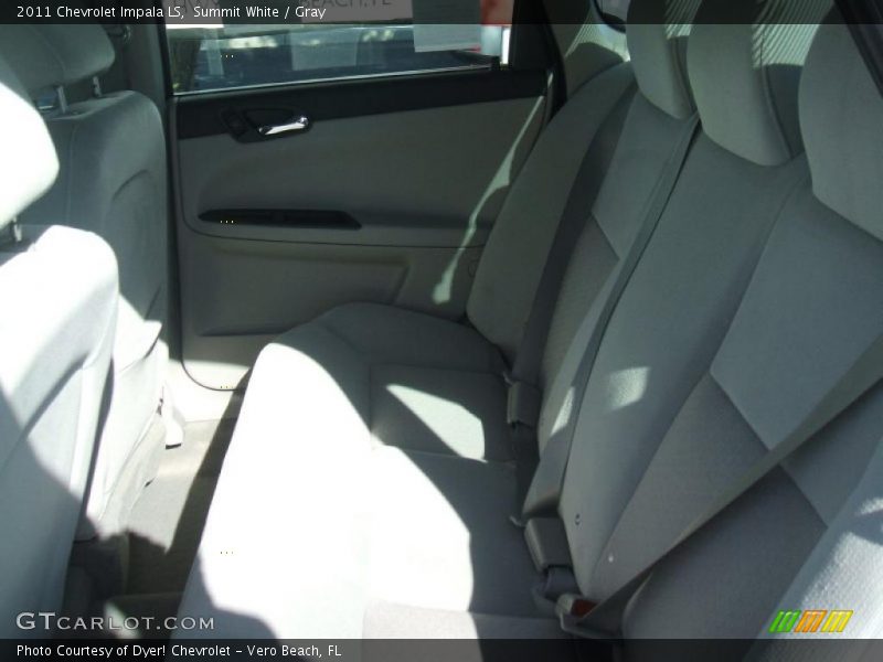 Summit White / Gray 2011 Chevrolet Impala LS