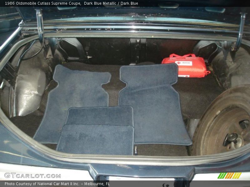  1986 Cutlass Supreme Coupe Trunk