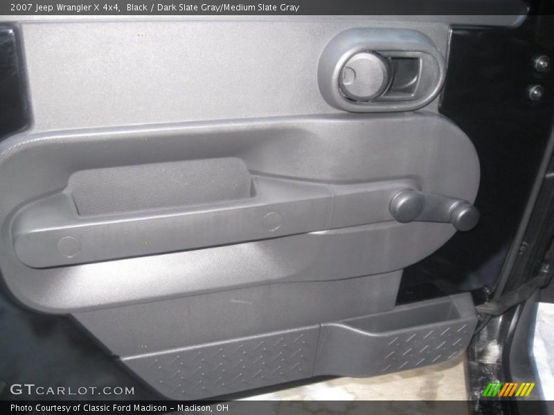 Black / Dark Slate Gray/Medium Slate Gray 2007 Jeep Wrangler X 4x4