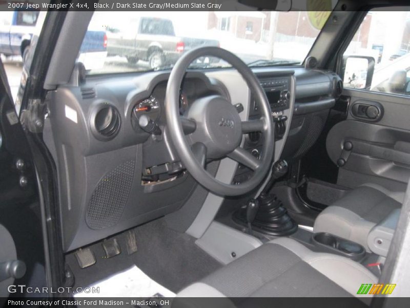 Black / Dark Slate Gray/Medium Slate Gray 2007 Jeep Wrangler X 4x4