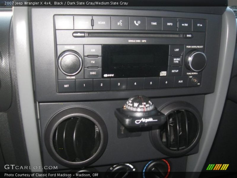 Black / Dark Slate Gray/Medium Slate Gray 2007 Jeep Wrangler X 4x4