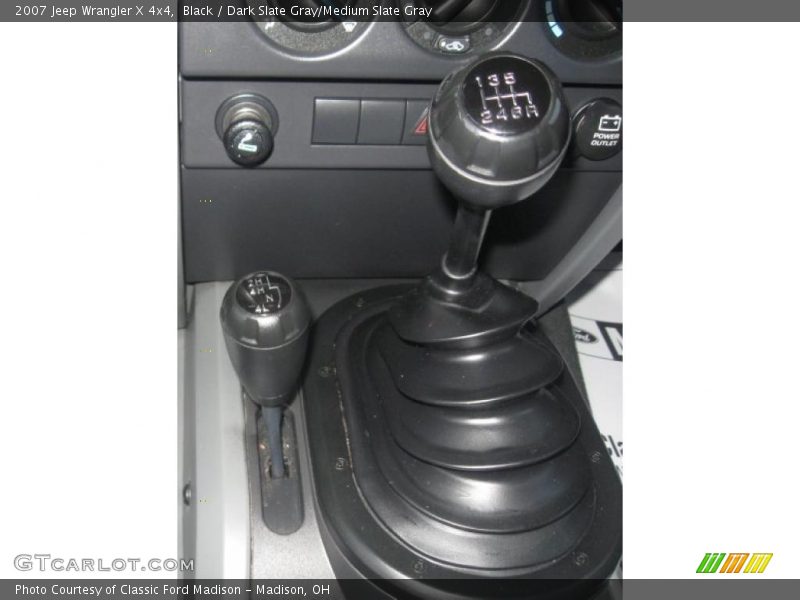 Black / Dark Slate Gray/Medium Slate Gray 2007 Jeep Wrangler X 4x4