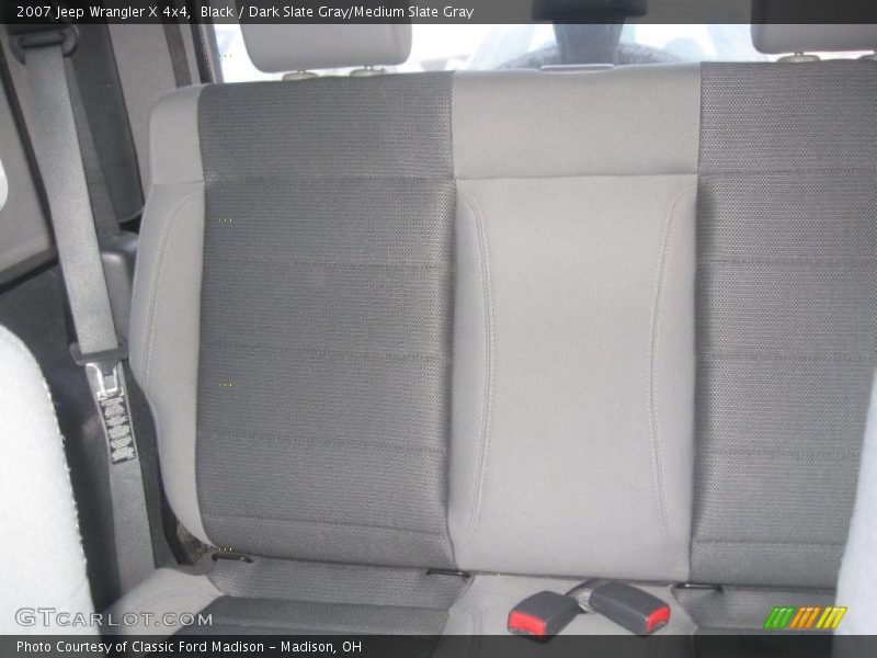 Black / Dark Slate Gray/Medium Slate Gray 2007 Jeep Wrangler X 4x4