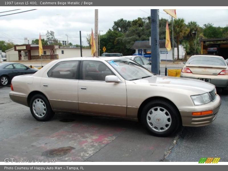Cashmere Beige Metallic / Beige 1997 Lexus LS 400