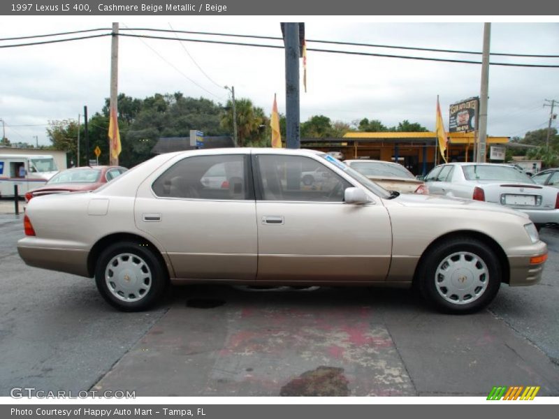 Cashmere Beige Metallic / Beige 1997 Lexus LS 400