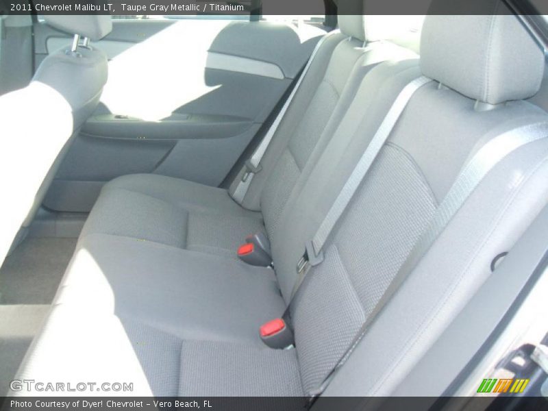 Taupe Gray Metallic / Titanium 2011 Chevrolet Malibu LT