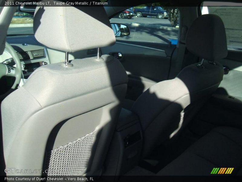 Taupe Gray Metallic / Titanium 2011 Chevrolet Malibu LT