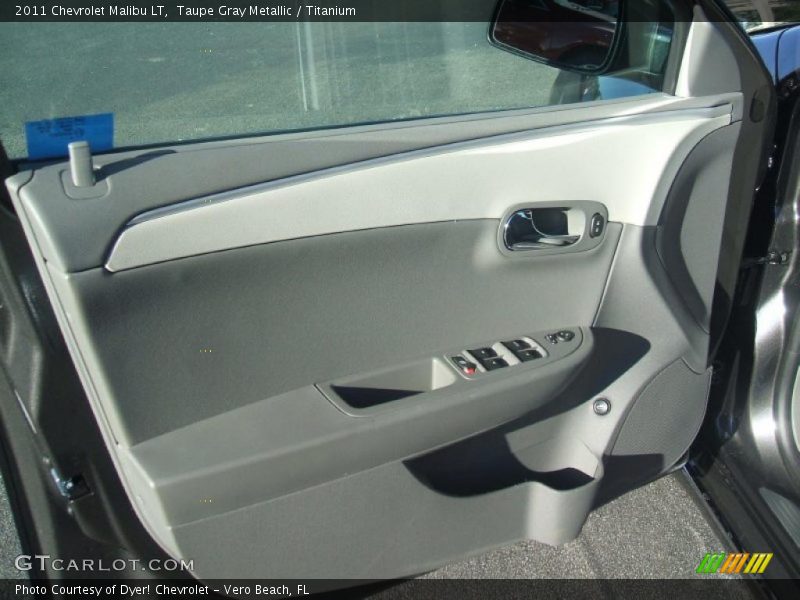 Taupe Gray Metallic / Titanium 2011 Chevrolet Malibu LT