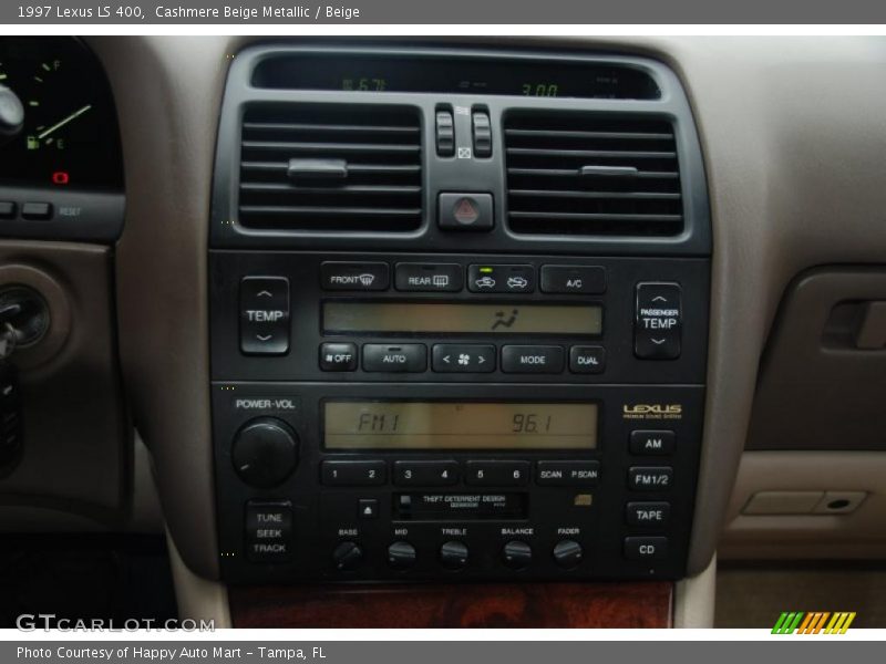 Controls of 1997 LS 400