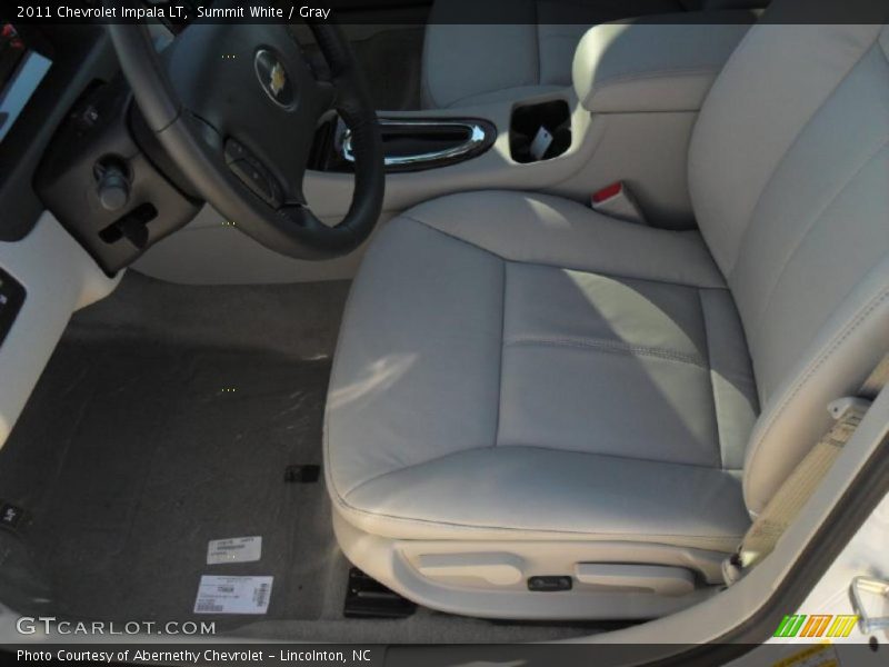 Summit White / Gray 2011 Chevrolet Impala LT