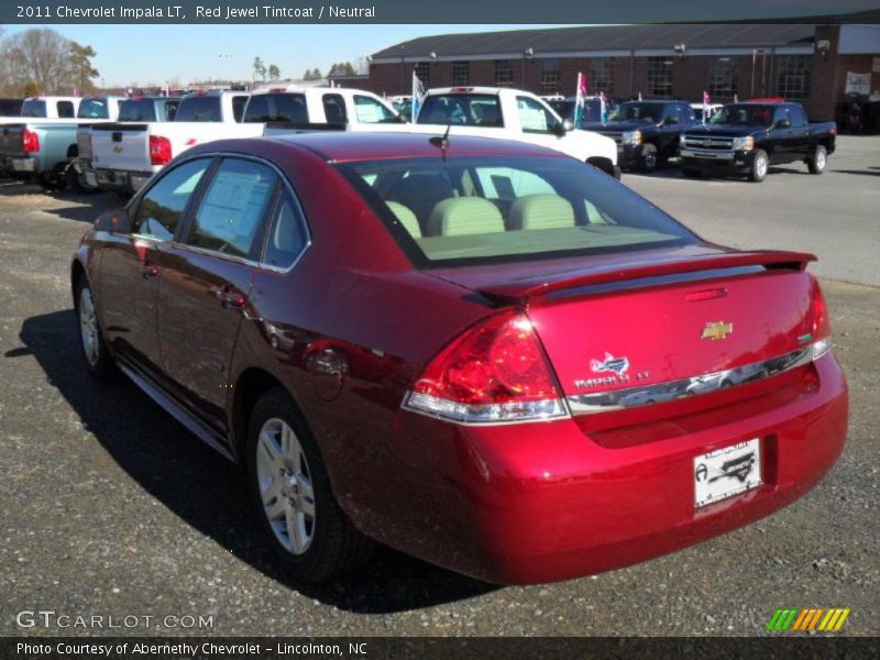 Red Jewel Tintcoat / Neutral 2011 Chevrolet Impala LT