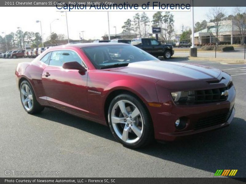 Red Jewel Metallic / Gray 2011 Chevrolet Camaro SS Coupe