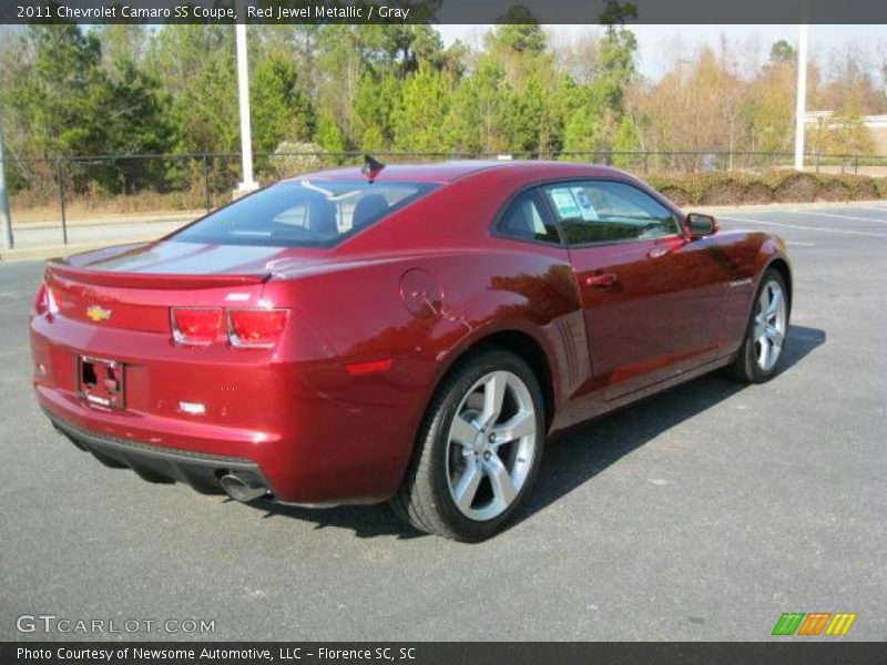 Red Jewel Metallic / Gray 2011 Chevrolet Camaro SS Coupe