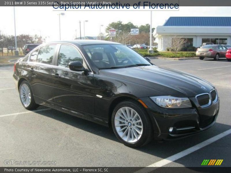 Black Sapphire Metallic / Black 2011 BMW 3 Series 335i Sedan