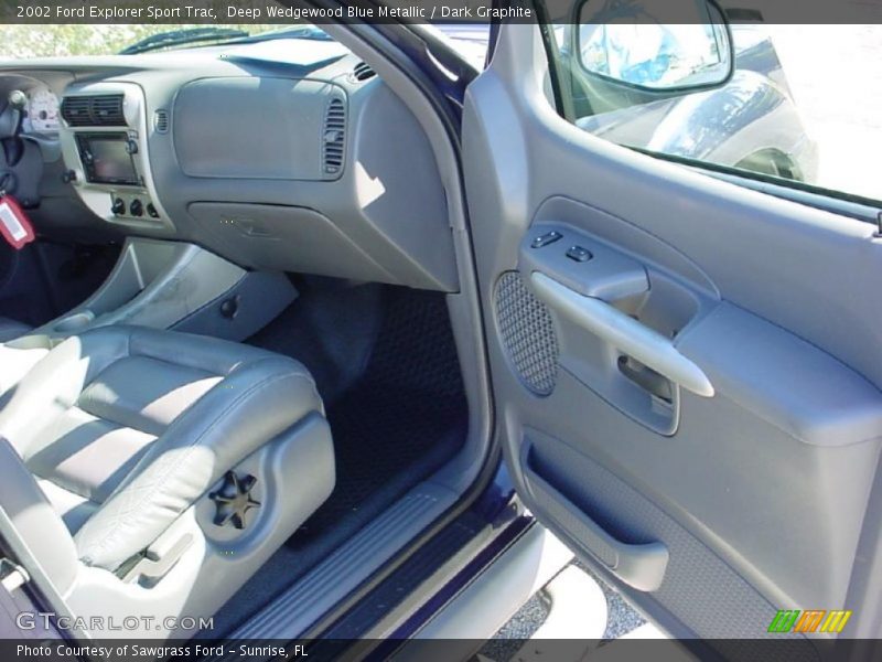 Deep Wedgewood Blue Metallic / Dark Graphite 2002 Ford Explorer Sport Trac