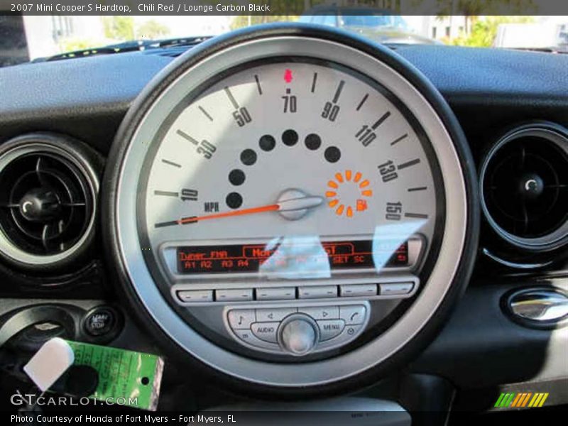 Chili Red / Lounge Carbon Black 2007 Mini Cooper S Hardtop