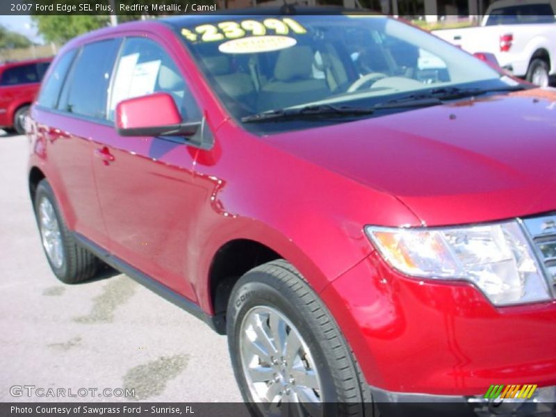 Redfire Metallic / Camel 2007 Ford Edge SEL Plus