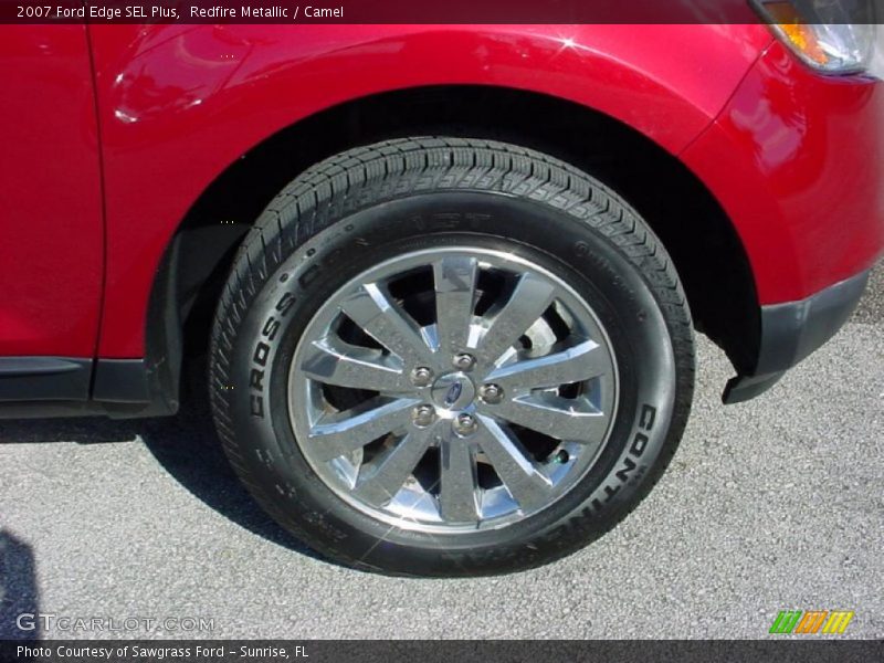 Redfire Metallic / Camel 2007 Ford Edge SEL Plus