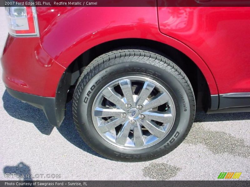 Redfire Metallic / Camel 2007 Ford Edge SEL Plus