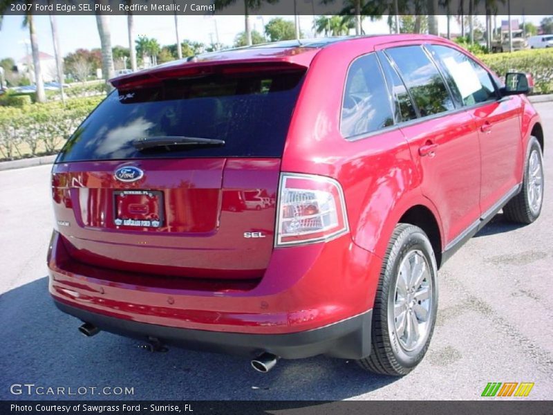 Redfire Metallic / Camel 2007 Ford Edge SEL Plus