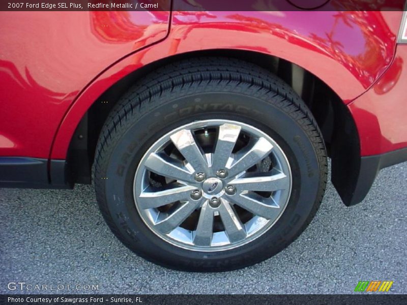 Redfire Metallic / Camel 2007 Ford Edge SEL Plus