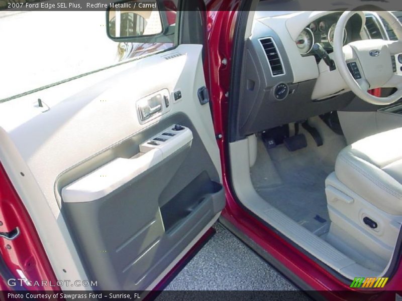 Redfire Metallic / Camel 2007 Ford Edge SEL Plus