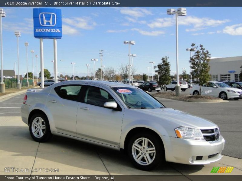Bright Silver Metallic / Dark Slate Gray 2010 Dodge Avenger R/T