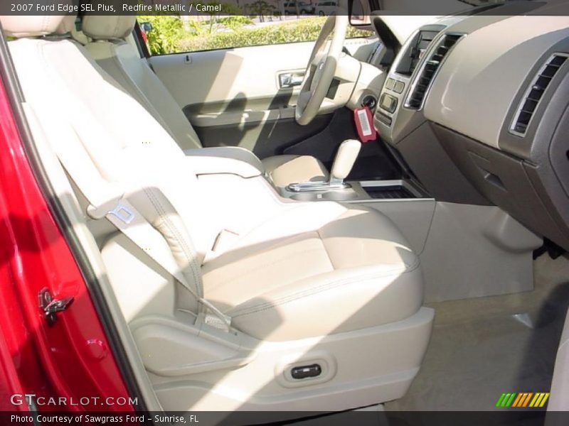 Redfire Metallic / Camel 2007 Ford Edge SEL Plus