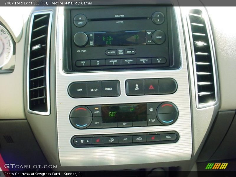 Redfire Metallic / Camel 2007 Ford Edge SEL Plus