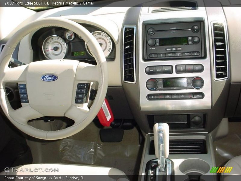 Redfire Metallic / Camel 2007 Ford Edge SEL Plus