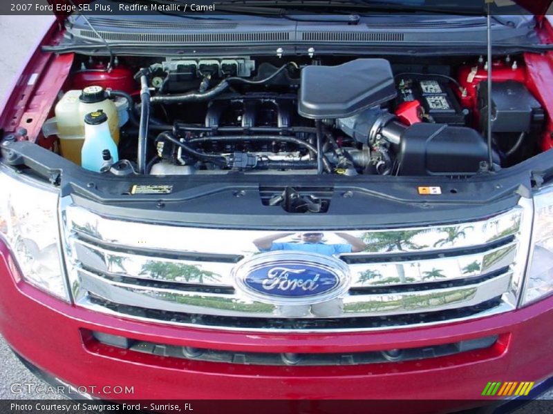 Redfire Metallic / Camel 2007 Ford Edge SEL Plus