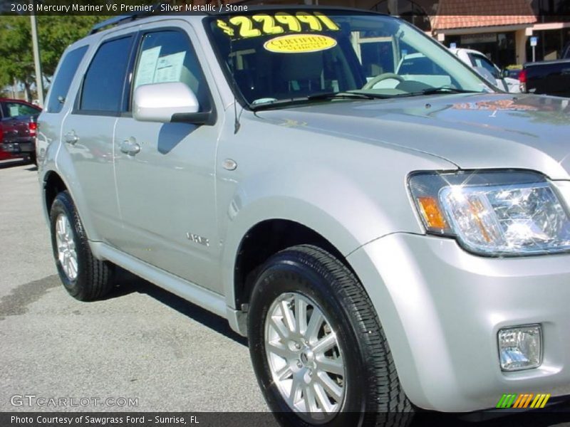 Silver Metallic / Stone 2008 Mercury Mariner V6 Premier