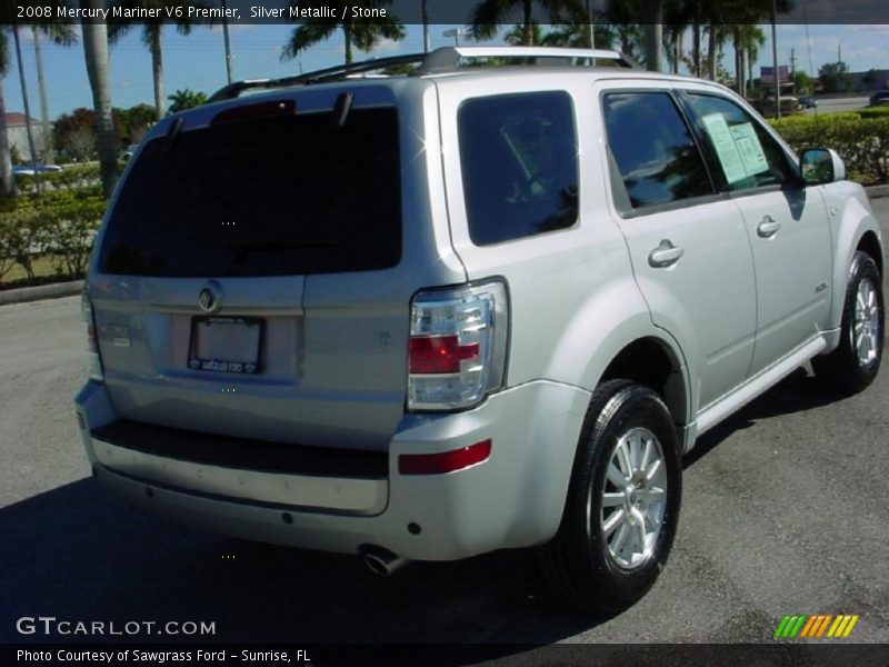 Silver Metallic / Stone 2008 Mercury Mariner V6 Premier