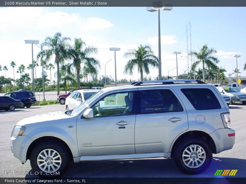 Silver Metallic / Stone 2008 Mercury Mariner V6 Premier
