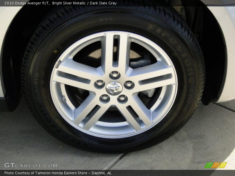 Bright Silver Metallic / Dark Slate Gray 2010 Dodge Avenger R/T