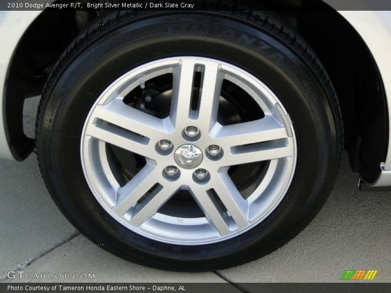 Bright Silver Metallic / Dark Slate Gray 2010 Dodge Avenger R/T