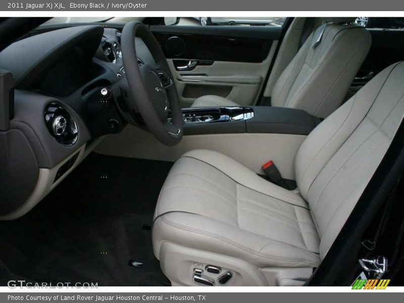 Ebony Black / Ivory/Oyster 2011 Jaguar XJ XJL