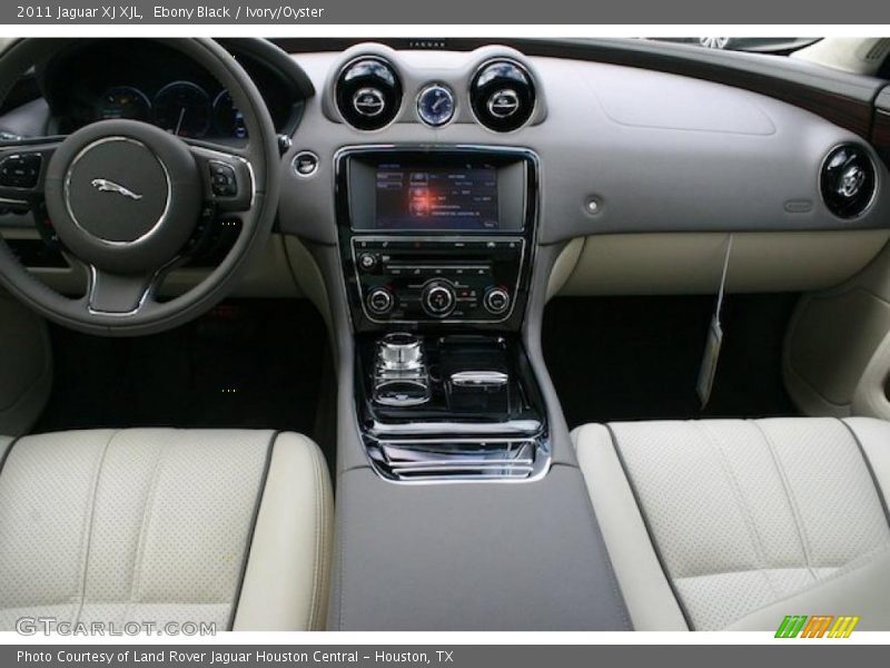 Ebony Black / Ivory/Oyster 2011 Jaguar XJ XJL