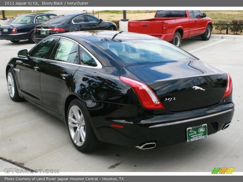 Ebony Black / Ivory/Oyster 2011 Jaguar XJ XJL