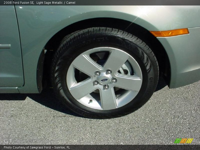 Light Sage Metallic / Camel 2008 Ford Fusion SE
