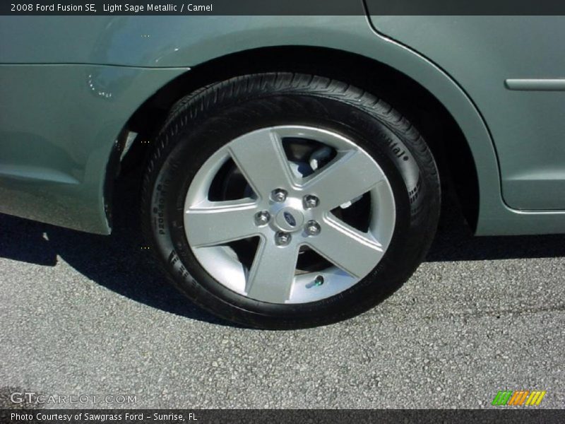 Light Sage Metallic / Camel 2008 Ford Fusion SE