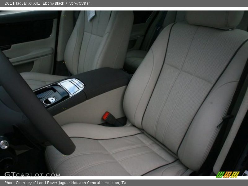 Ebony Black / Ivory/Oyster 2011 Jaguar XJ XJL