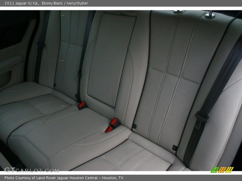 Ebony Black / Ivory/Oyster 2011 Jaguar XJ XJL