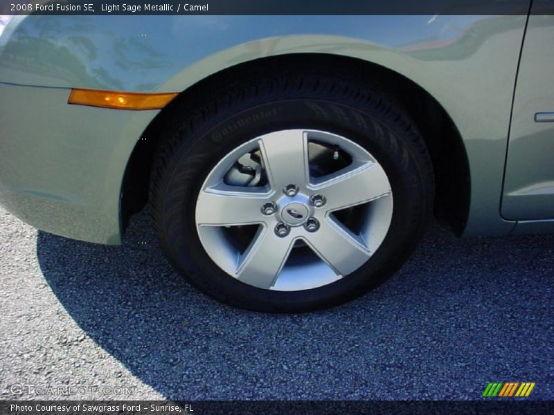 Light Sage Metallic / Camel 2008 Ford Fusion SE