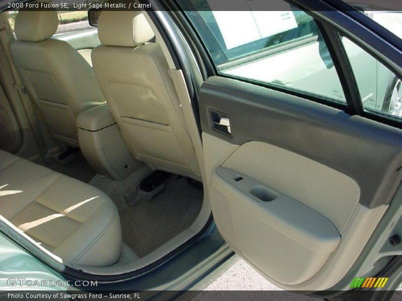 Light Sage Metallic / Camel 2008 Ford Fusion SE