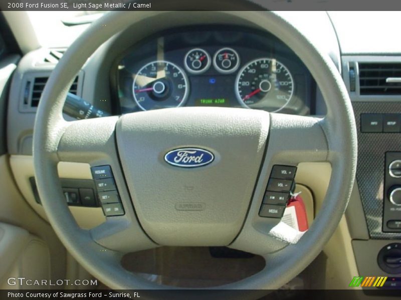 Light Sage Metallic / Camel 2008 Ford Fusion SE
