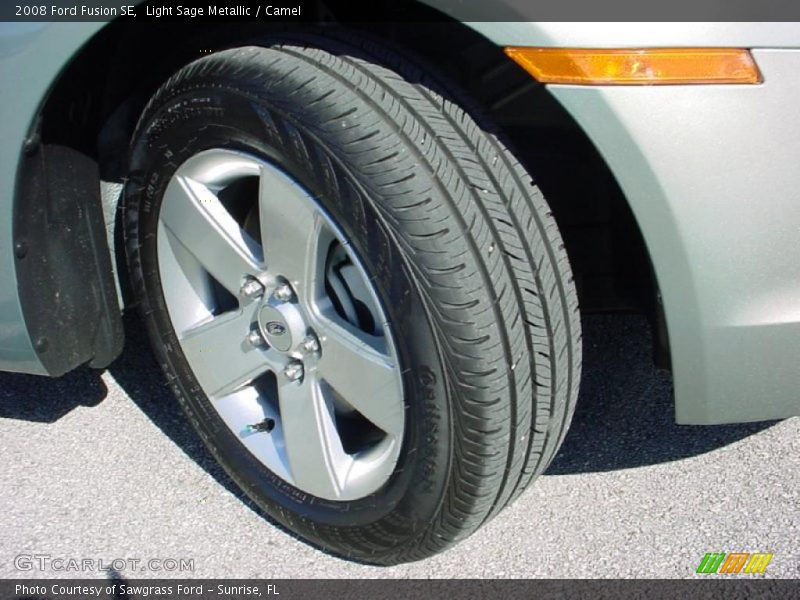 Light Sage Metallic / Camel 2008 Ford Fusion SE